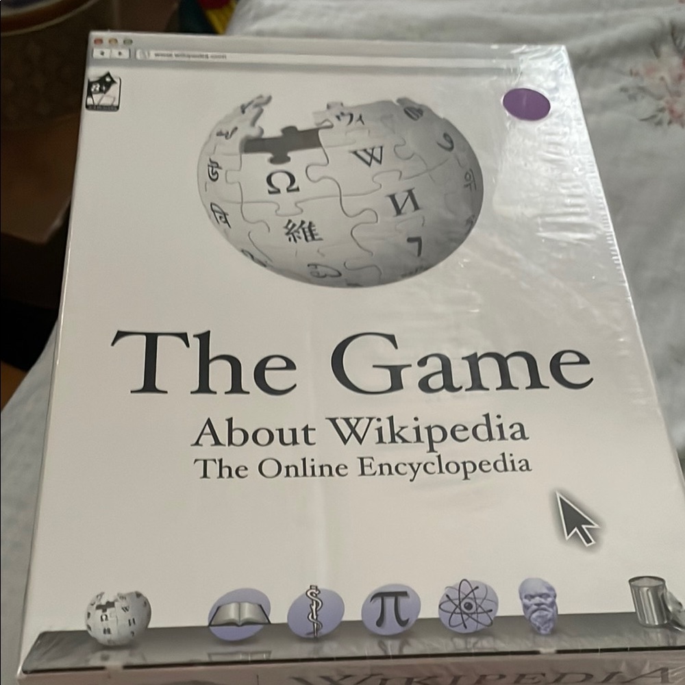 Wikipedia The Game About Everything / Board Sealed NWT